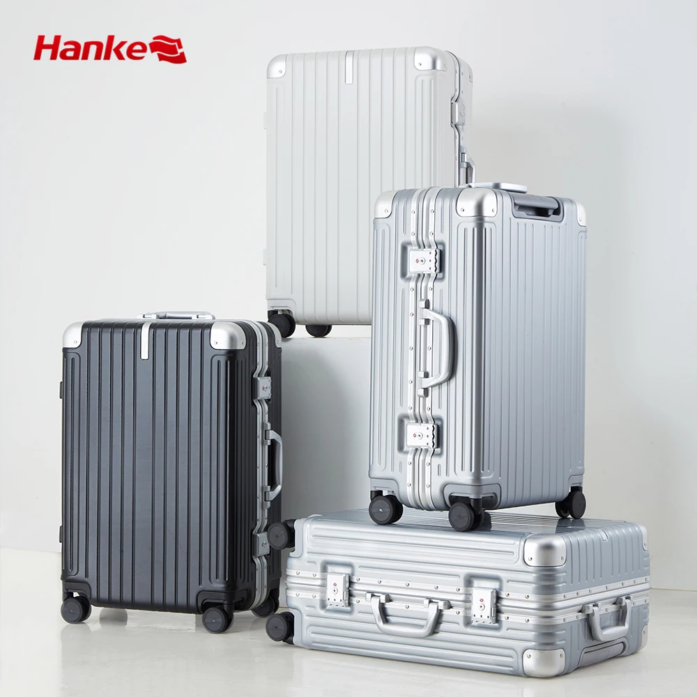 Hanke Business Trolley PC Luggage Travel Bag Universal Wheel Large Capacity Smart Carry On Luggage Suitcases