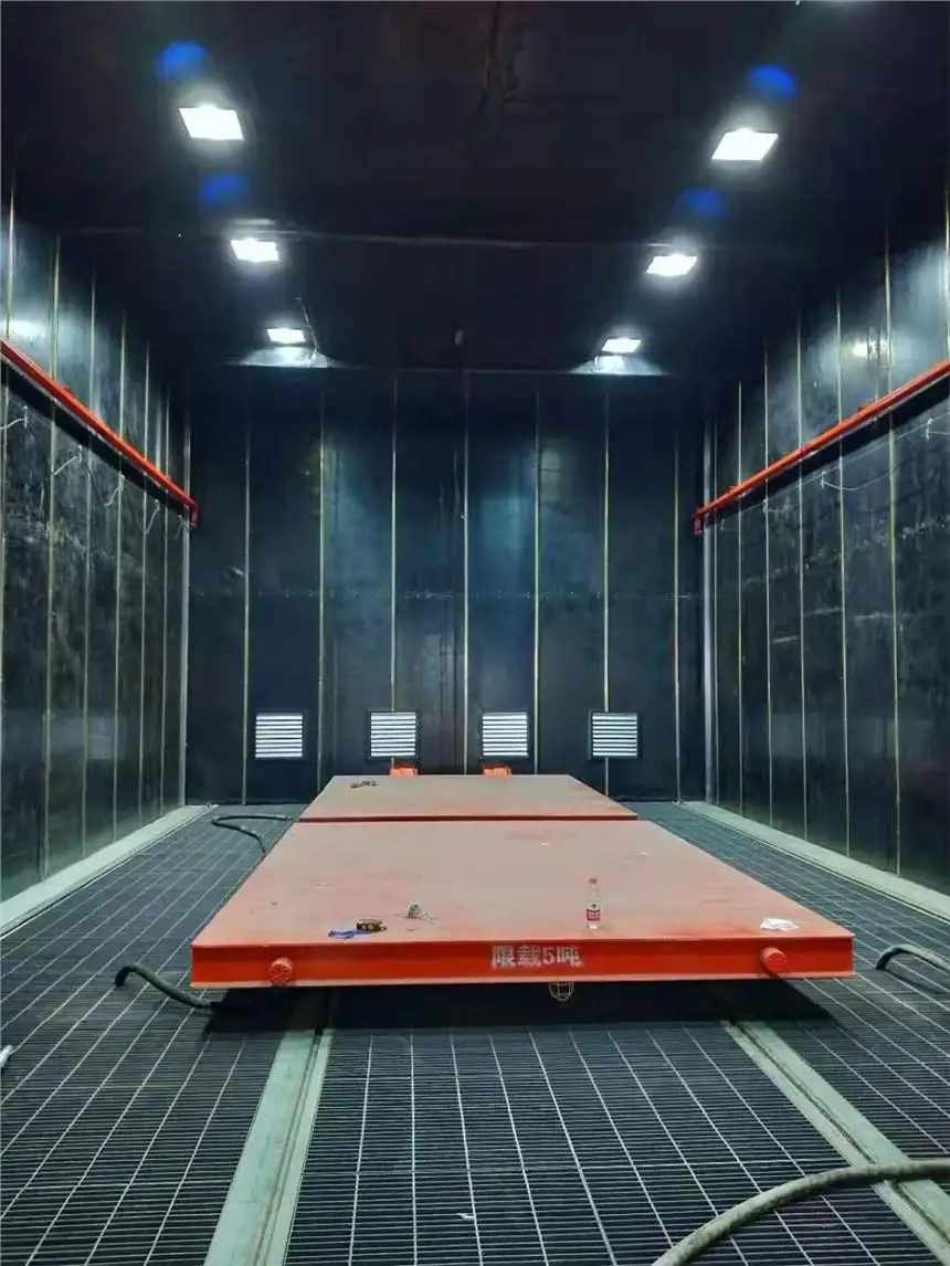 
Mechanical recovery sandblasting room and Pneumatic recovery sandblasting room 