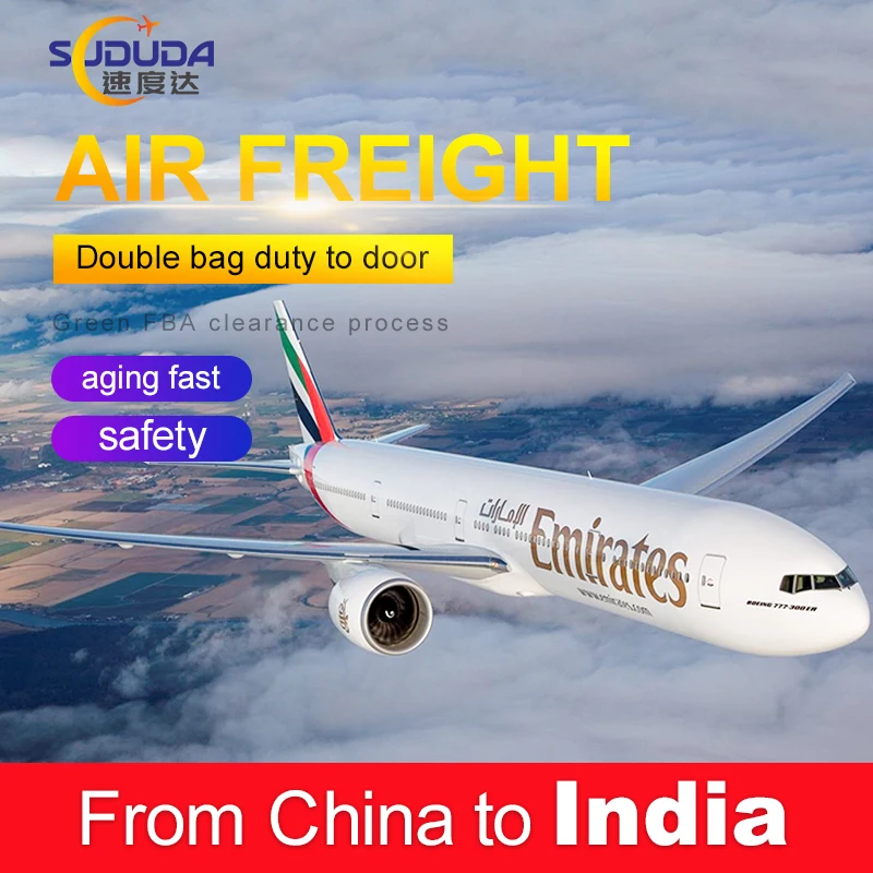 Cheapest china ddp ddu door to door service air freight shipping agent from china to india shenzhen freight forwarder