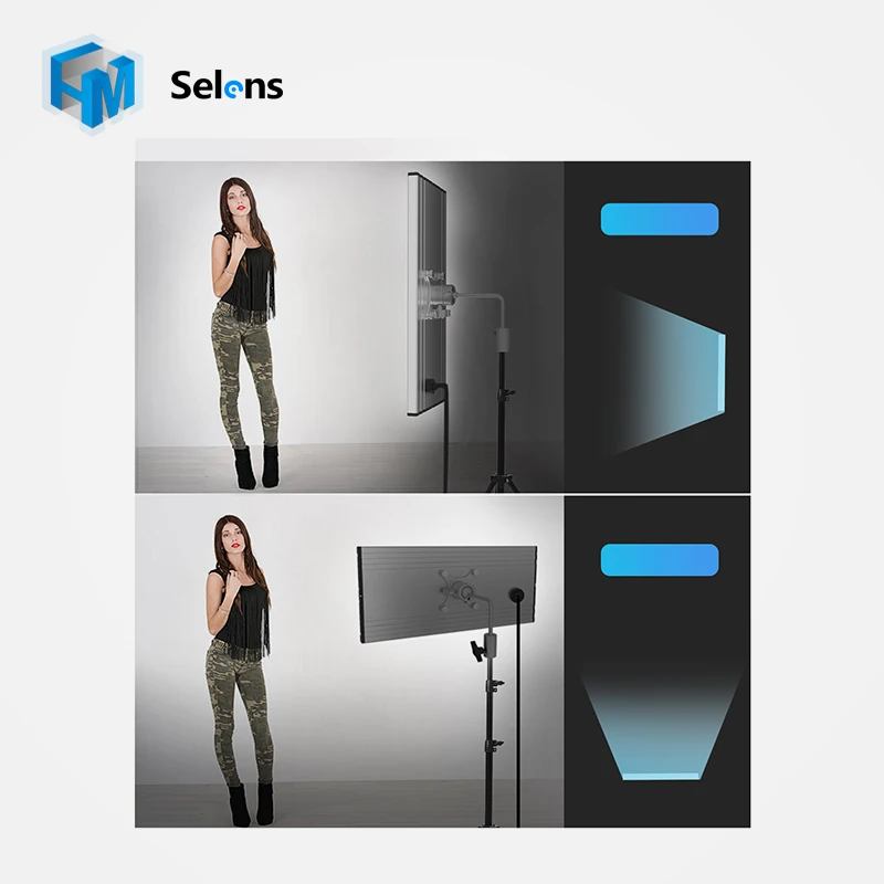 Selens GE-1000 LED Light 3000K~5600K stepless dimming For Photography Video Wedding Camera Camcorder DV