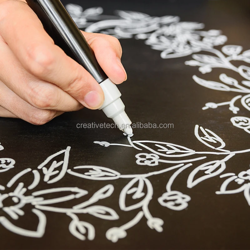 Water Based Erasable Liquid Chalk Markers Bistro Sharpie Uni Chalk Markers for Chalkboard Blackboard, Glass
