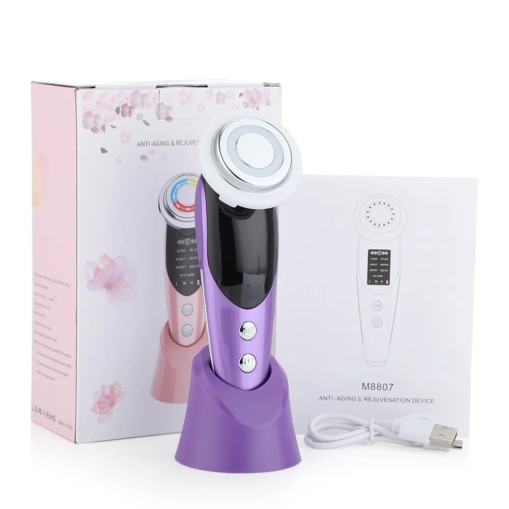 Beauty instrument import instrument with EMS ion face color light  skin care instrument micro current tender
