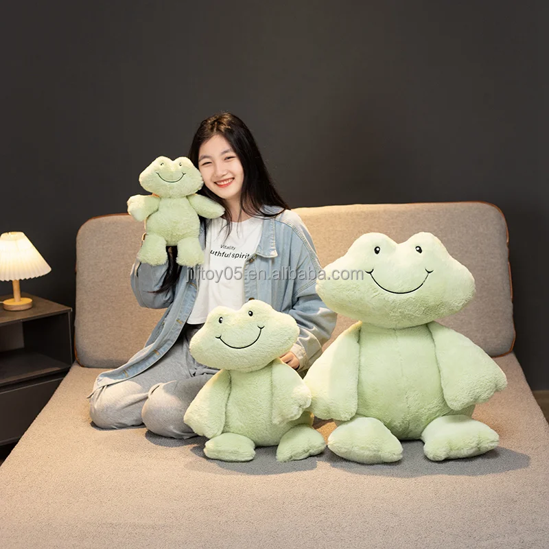 stuffed & plush toy animal frog plush toy yangzhou customized kermit frog plush animal stuffed plush frog  wholesale