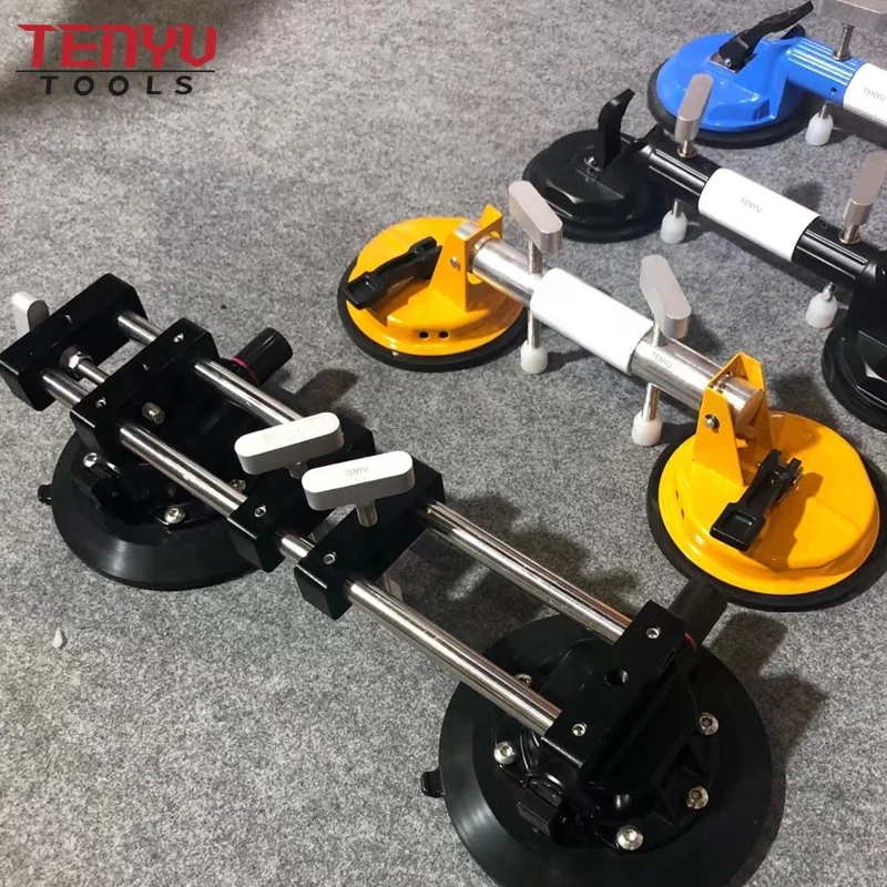 Heavy-Duty Tile Glass Suction Lifter Cup Stone Seamless Seam for Pulling and Aligning Tiles Flat Surfaces Setter Building Tools
