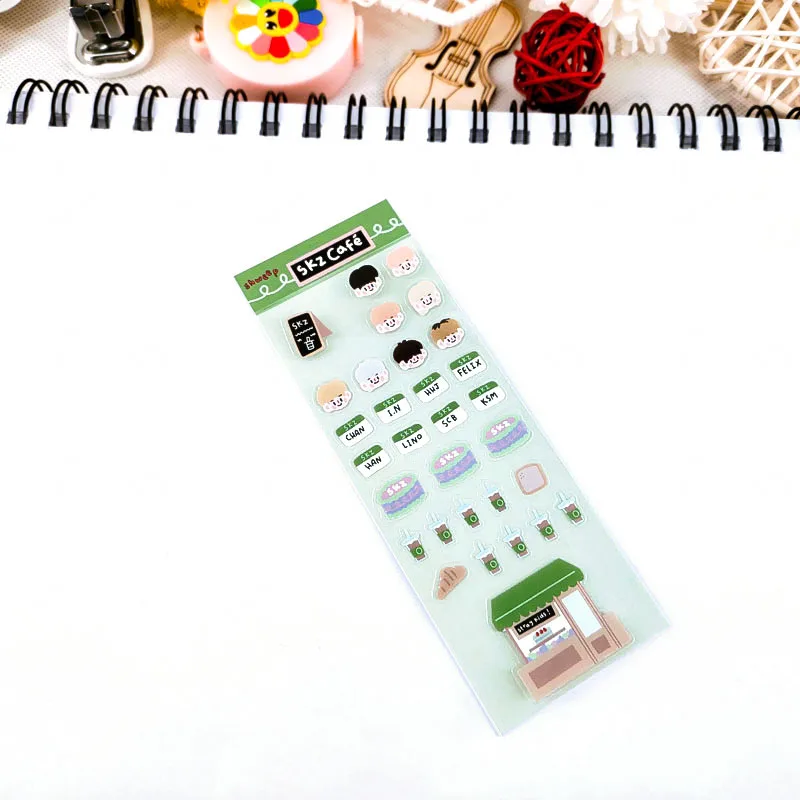 Прозрачные водонепроницаемые наклейки для ежедневника и