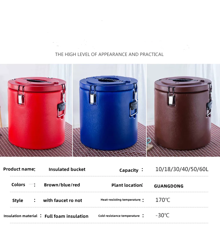 Commercial Milk Tea Insulated Barrel Stainless Steel With Tap for keep warm Drink Barrels Bubble Tea Shop Equipment