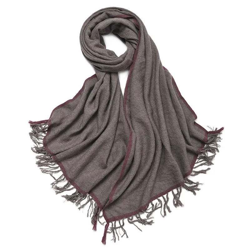 Inner Mongolia manufacturer new spot scarf  Ladies autumn and winter yak wool blended shawl