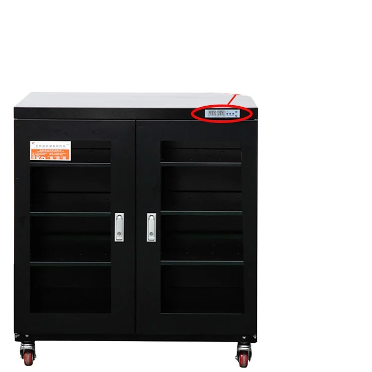 320L 1-10%RH Dehumidifier Industrial Moisture Proof Electronic Component Storage Ultra-low Humidity Control Dry Cabinet Provided