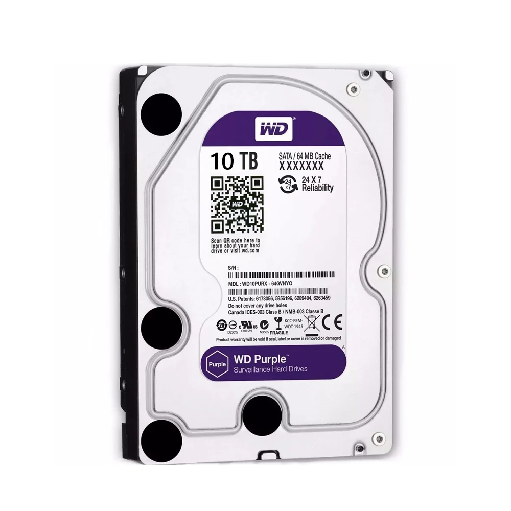 Surveillance hard disk drives 10 TB WD102EJRX WD101EJRX