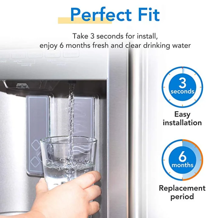 
GSWF refrigerator water filter compatible with GE refrigerator water filter for fridge 