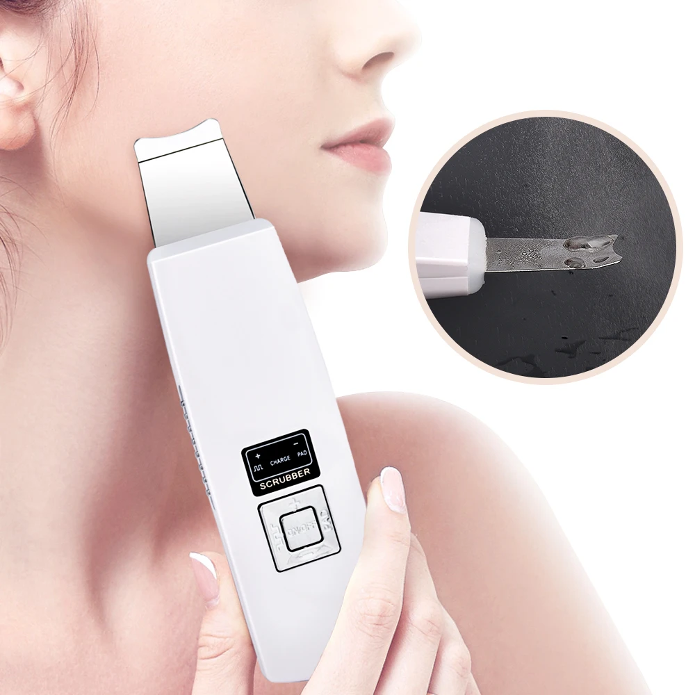  Hot Selling Personal Blackhead Removal Home use Ionic Ultrasonic Skin Peeling Facial Deep Cleansing Beauty