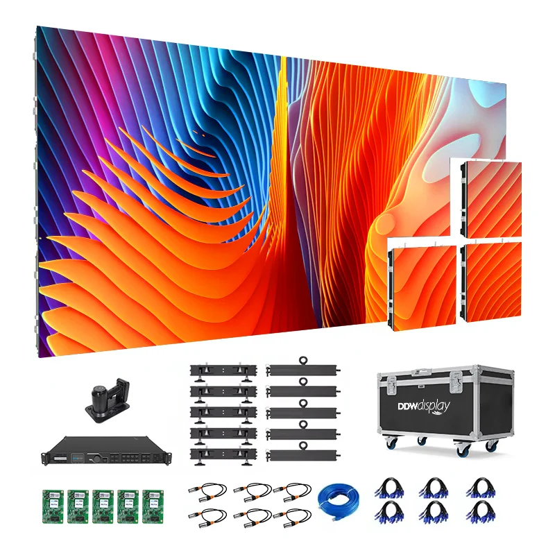 P1.9 P2.6 P2.976 P3.91 Rental LED Wall Display Indoor Outdoor 1.9mm 2.6mm 2.976mm 3.91mm Seamless Splicing LED Video Screen