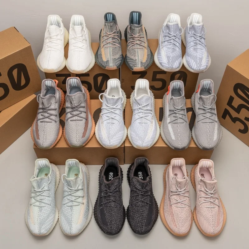  350 статическая повседневная обувь Yeezy мужская и женская модная спортивная кроссовки для бега оптовая