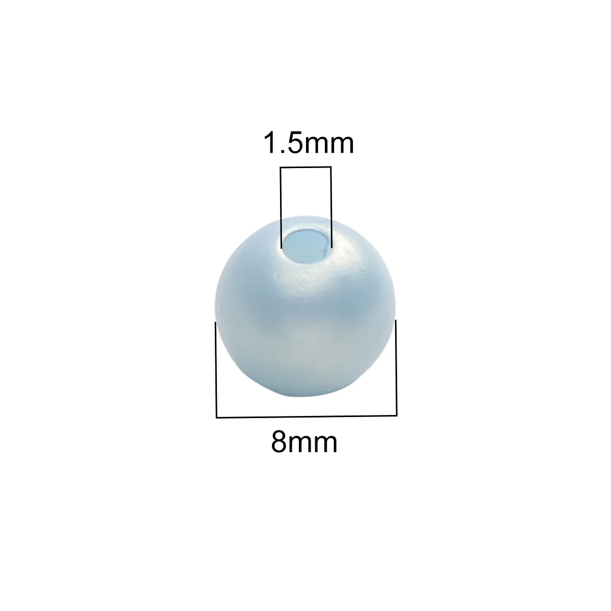 Fantasy 8mm Color  Handmade DIY Beads Loose Plastic Scattered Bracelet Necklace Jewelry Acrylic decorative beads