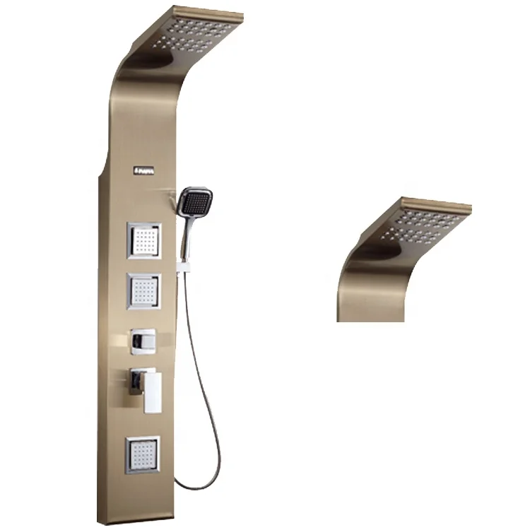 In wall mounted bathroom cold and hot watering shower brush multifunctional bathroom fittings names image