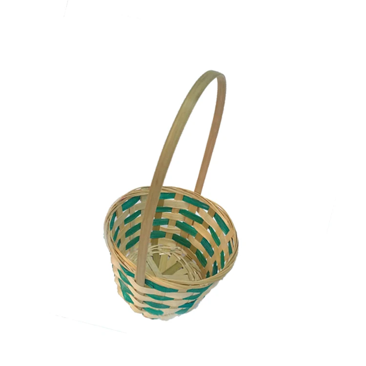 Renel Wholesale Handmade Knitting Bamboo Basket Wholesale for Gift