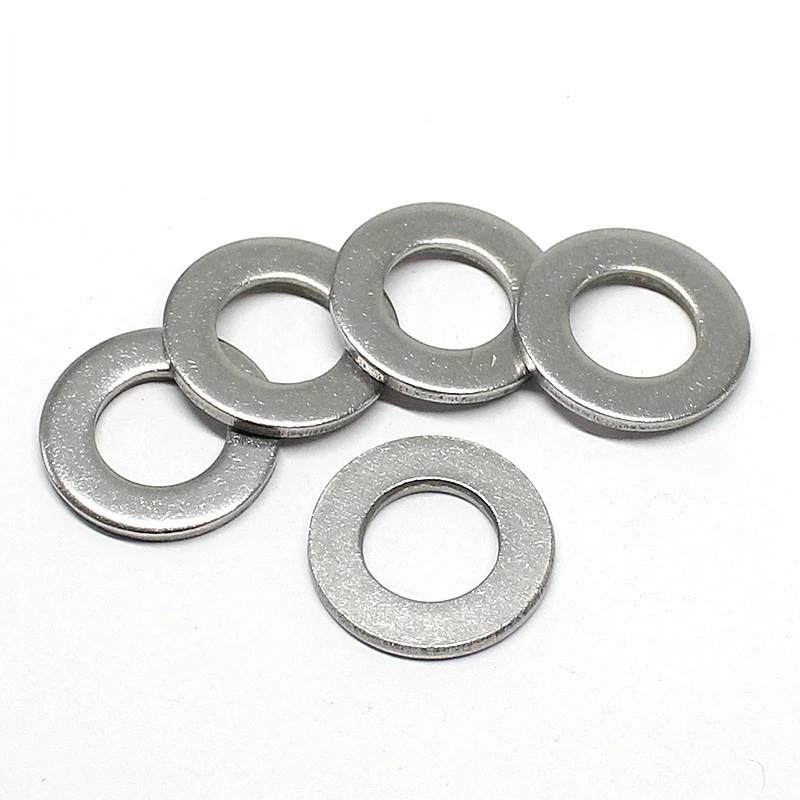 High Quality Wholesale  DIN125 ISO 7089 UNI 6592 SS304 Material Stainless Steel  Washer