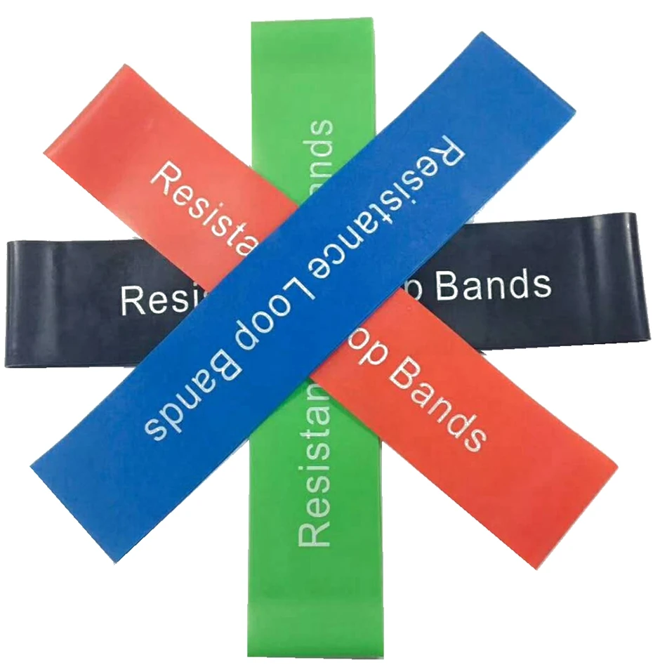 Wholesale custom printed resistance bands fitness bands set