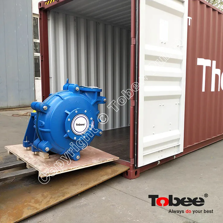 Rubber Lined Standard Heavy Duty Slurry Pumps used in Process Plant Transfers