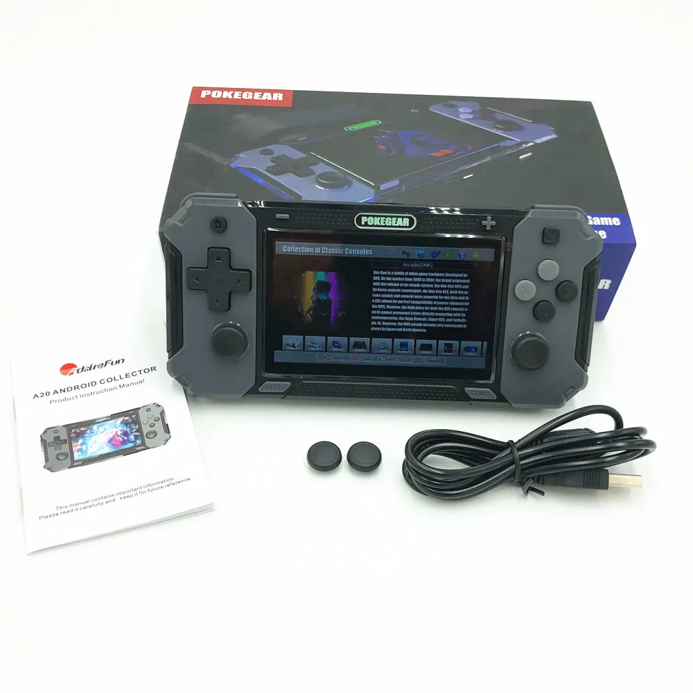 Rk3128 TF карта 4 дюйма IPS HD дисплей 2 игрока версия портативная Ретро видео игровая консоль