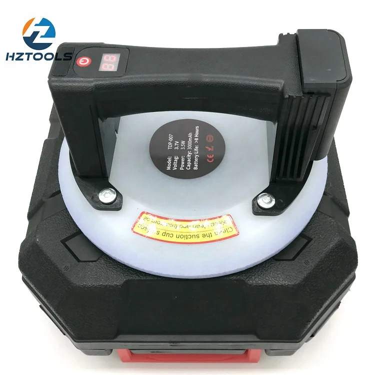 Rough surface available silica gel automatically start and stop the electric suction cup battery powered vacuum sucker