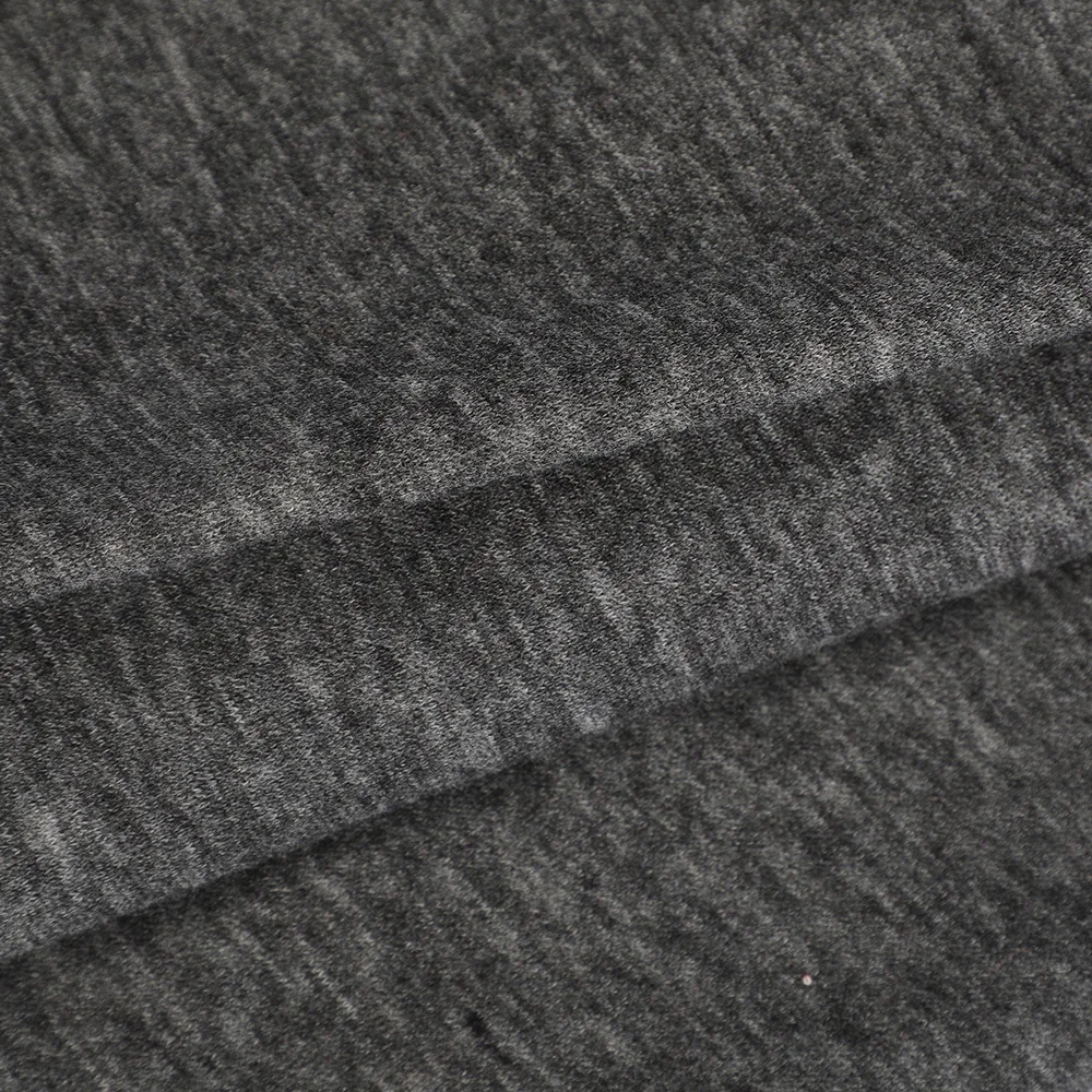 Custom Color 250Gsm 85 Polyester 12 Cotton 3 Spandex Polyester Cotton Fabric Boa  Polar Fleece Fabric For Winter Clothing