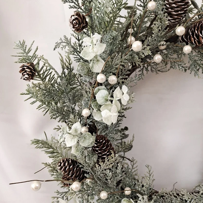 Hot sale merry Christmas outdoor garlands & wreaths christmas decorations christmas wreath