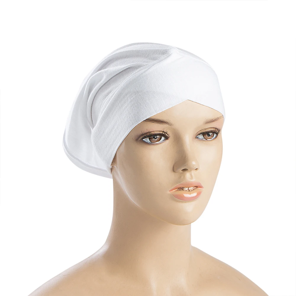 Merchant customization Modal fiber turbans for ladies turban bonnet