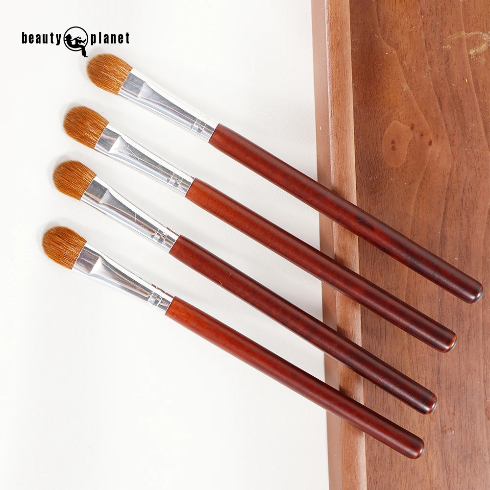 Beauty Planet Wholesale Horse Hair Makeup Brush For Eye Shadow Blending Wooden Professional Makeup Brushes Eye Private Label