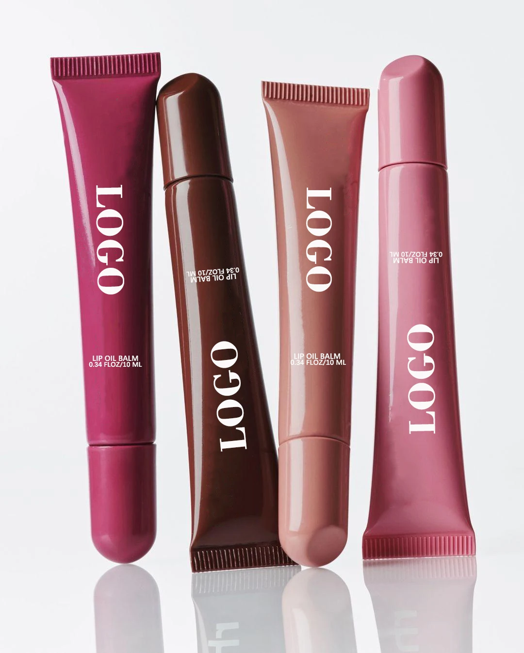 long lasting vegan spf makeup lipstick Moisturizing customs logo lip gloss oil butter soft tubes balm lip balm private label