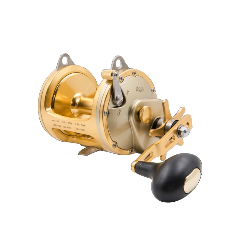 FJORD In Stock 3+1BB 4.1:1 Top Quality Boat Sea Fishing Reel Metal Trolling Fishing Reel