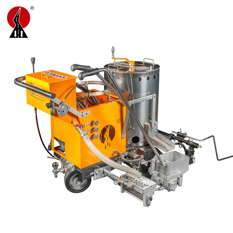 Self Propelled Thermoplastic Traffic Line Kneading Applicator Road Marking Machine Malaysia For Sale