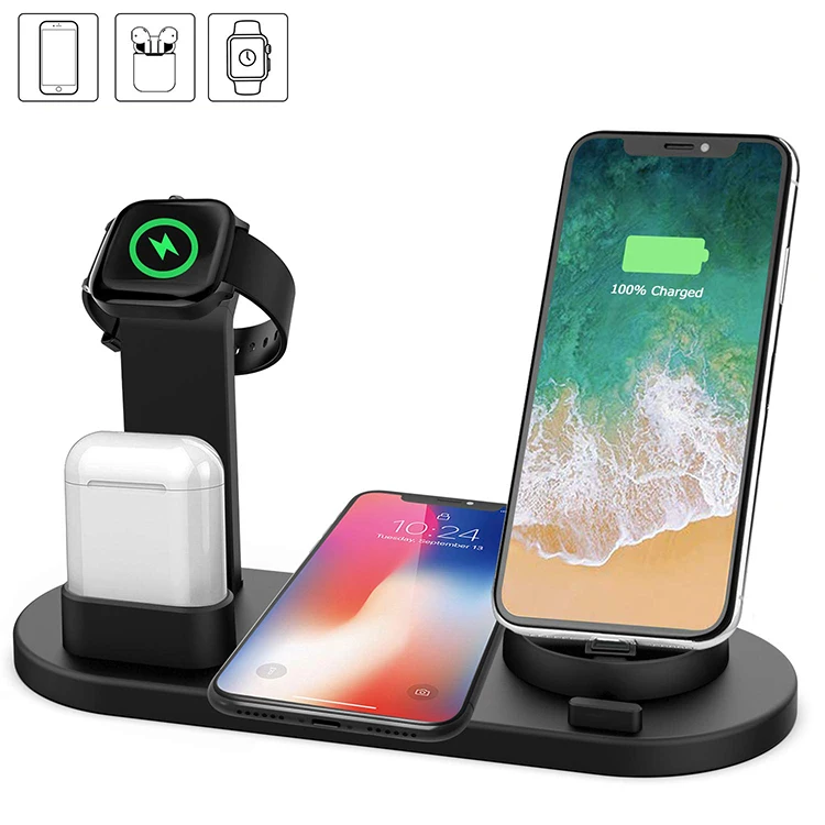 
4 In 1 Smart Wireless Mobile Phone Charger 