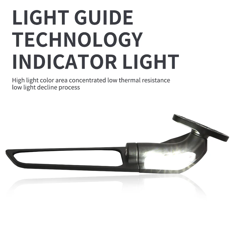Hot Selling Modification CNC Aluminium Alloy Parts Adjustable Motorcycles Rear View Mirror with LED Indicator Side Mirrors