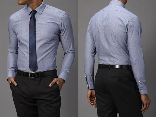 Formal Cotton Man Shirt Long Sleeve Shirt For Male Daily Life Men Casual Clothes