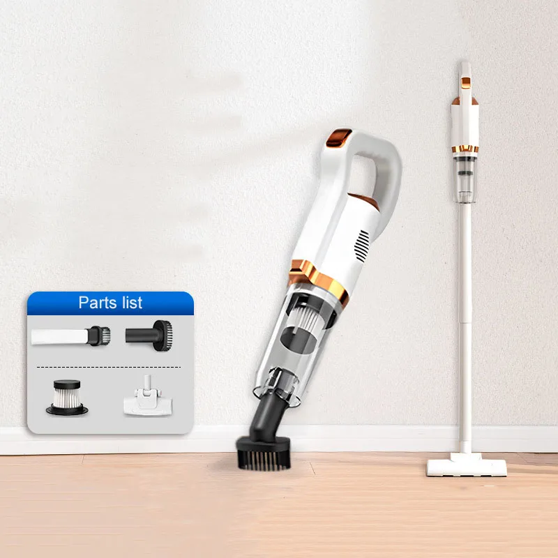 Wireless charging small household vacuum cleaner car handheld mite suction dust mop powerful portable mite removal instrument