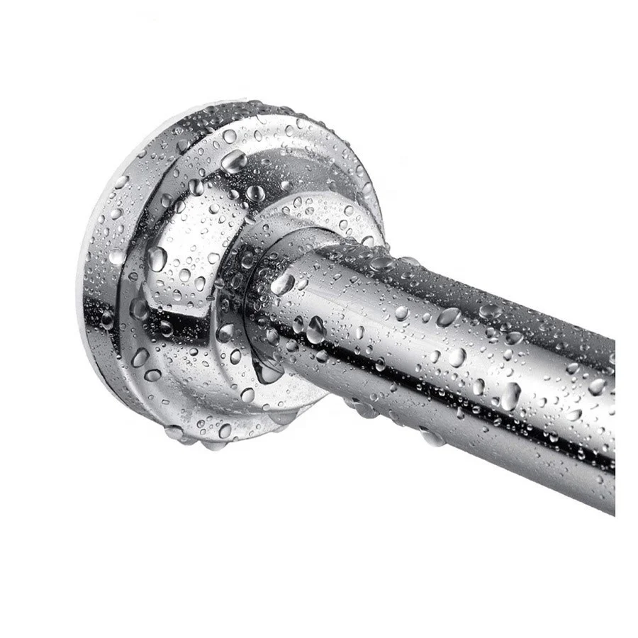 
2020 new design stainless steel decor shower tension rod extend tension pole spring 