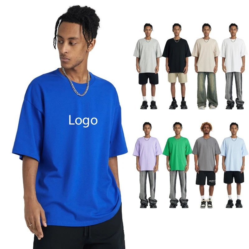 Футболка 2021 хлопковая объемная негабаритная футболка на заказ, Высококачественная новая модель, негабаритная хлопковая Футболка против морщин