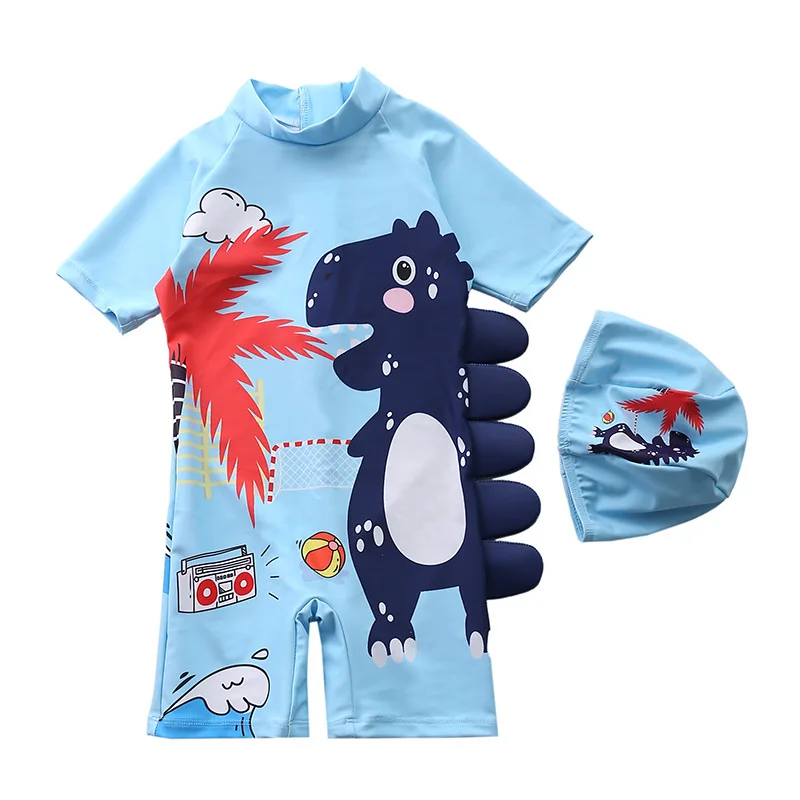 Wholesale Fashion Kids Swimsuit European Kids Swimwear For Boys Kids One Piece Swimwear