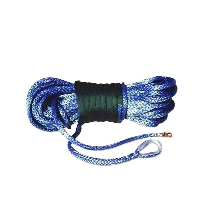 12v 24v winch motor controller 7mm Synthetic Winch Rope For 4x4 Car