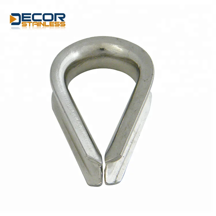 stainless steel wire rope thimble eye