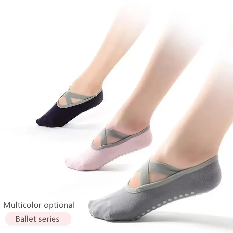 
Multicolor thickened terry yoga socks ballet with dance training indoor pilatess socks yoga breathable cotton yoga socks 