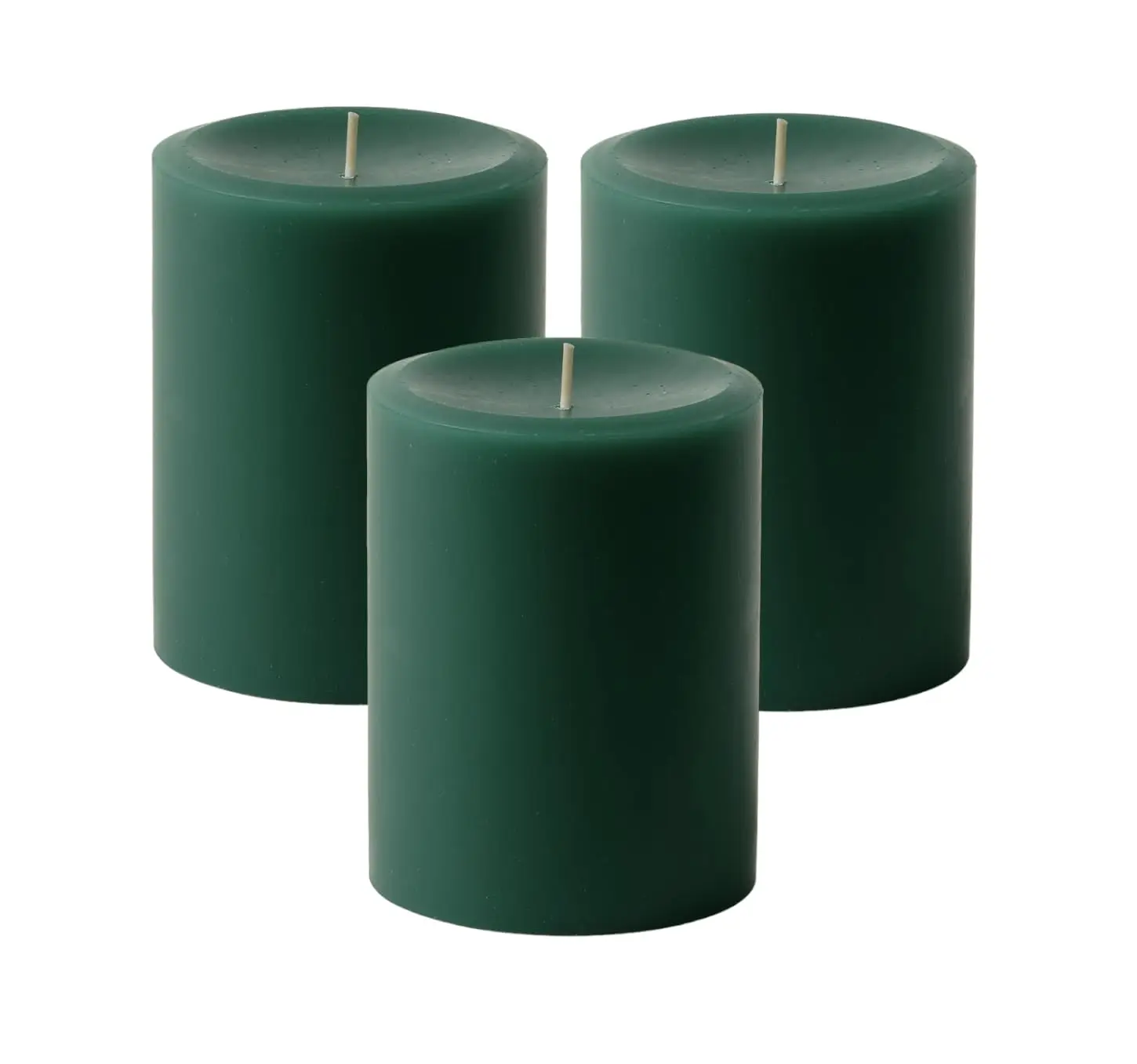 manufacturer private label large scented custom shape organic bees wax 7 day spiritual low moq dessert cream green pillar candle