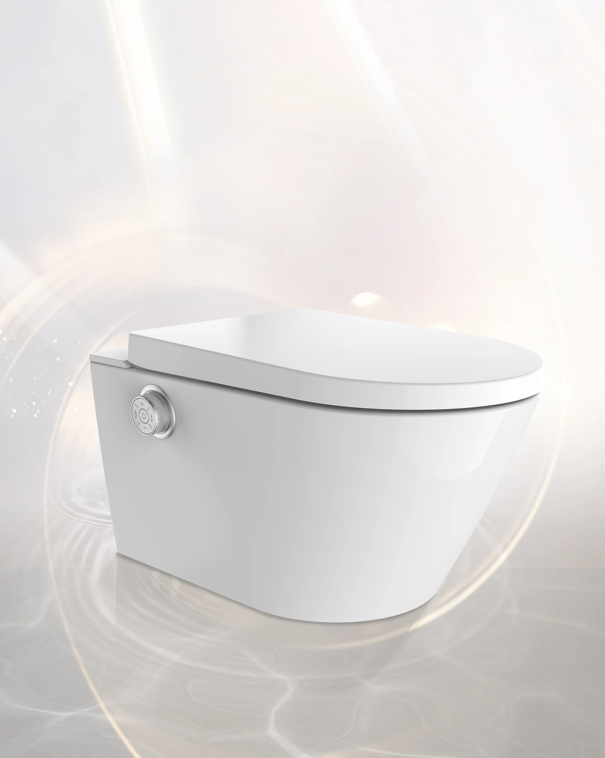 European Design Hotel Luxury Ceramic Toilet Bowl Automatic Water Closet One Piece Intelligent Smart Toilet