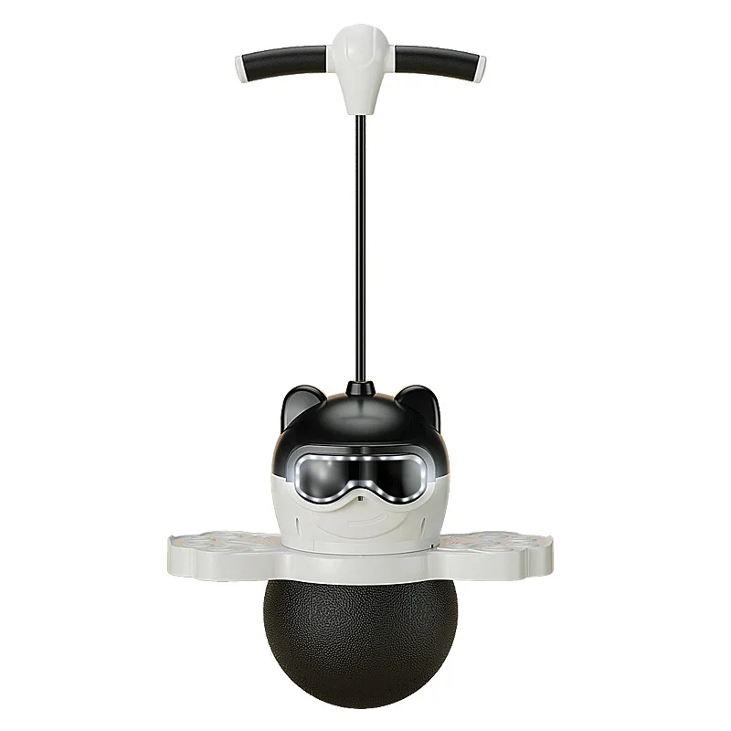 Wholesale mute pink color inflatable balance led light 3 gear flashing ball jumping bouncing ball for kids