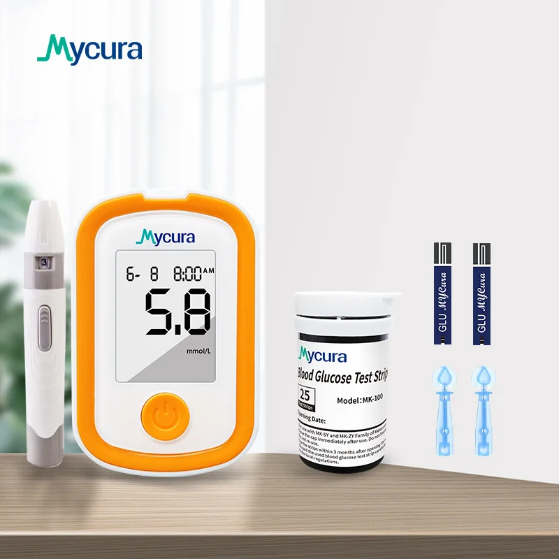 Factory High Quality Glucometer Suppliers Blood Sugar Monitor with Free Lancing Device