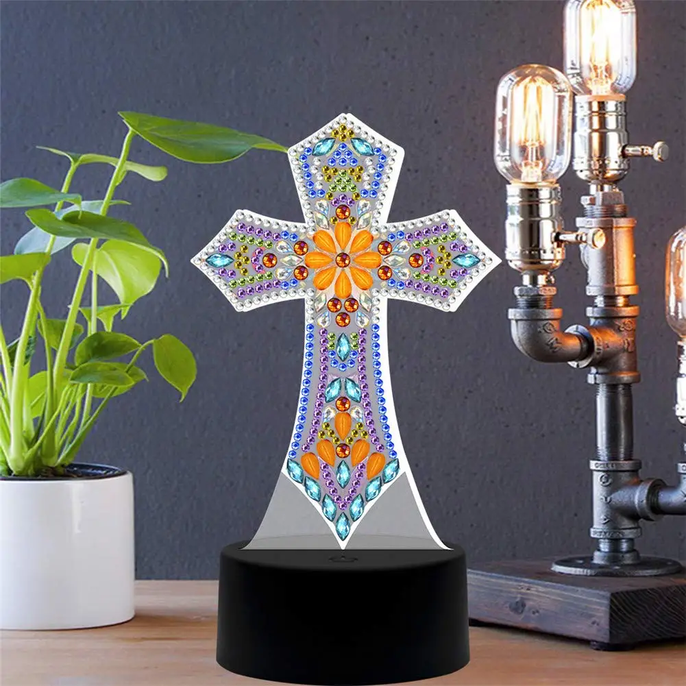 7 Colors LED Diamond Painting Lamp DIY USB Diamond Painting Night Light Home Christmas Decoration For home