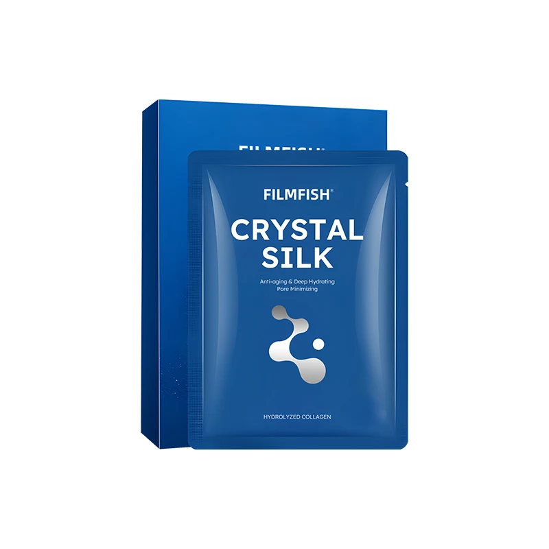 Crystal Seaweed Wholesale Korean Private Label Face Organic Collagen Brightening Cosmetic Sheet Whiten Firming Facial Mask