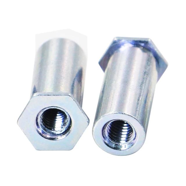 6# 8# INCH M3 M4 M5 M6 half all threaded carbon stainless steel aluminum round hex flat head waterproof clinching standoffs