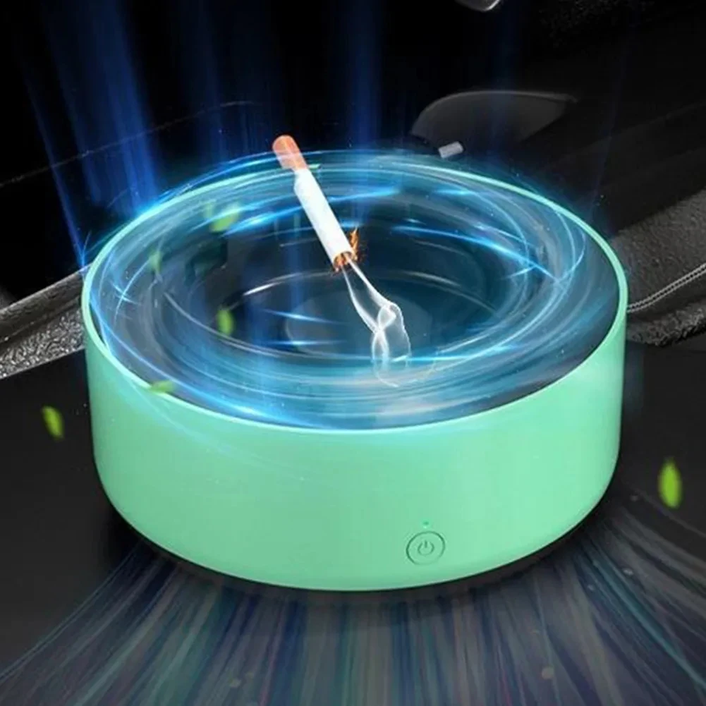 Ashtray with Air Purifier for Filtering Second-Hand Smoke From Cigarettes Remove Odor